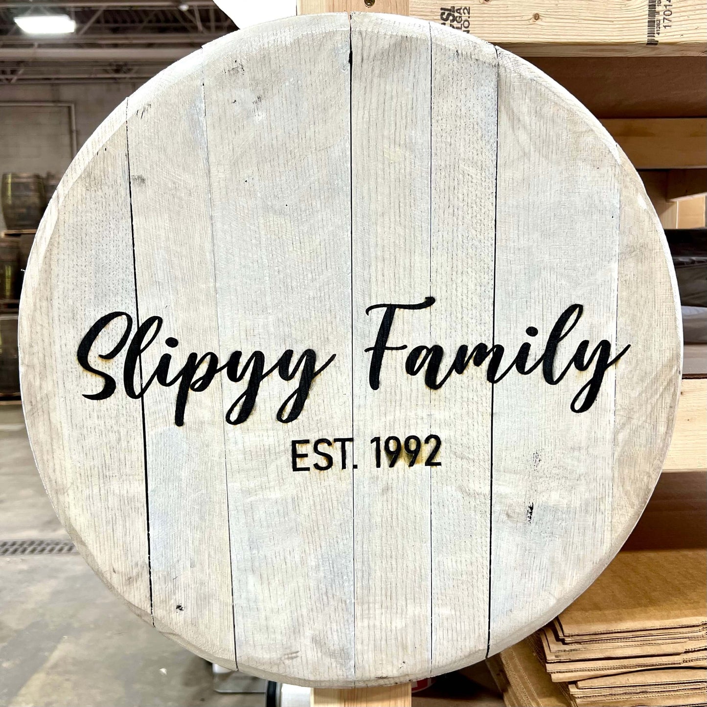 Personalized & Engraved Barrel Heads