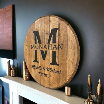 Personalized & Engraved Barrel Heads